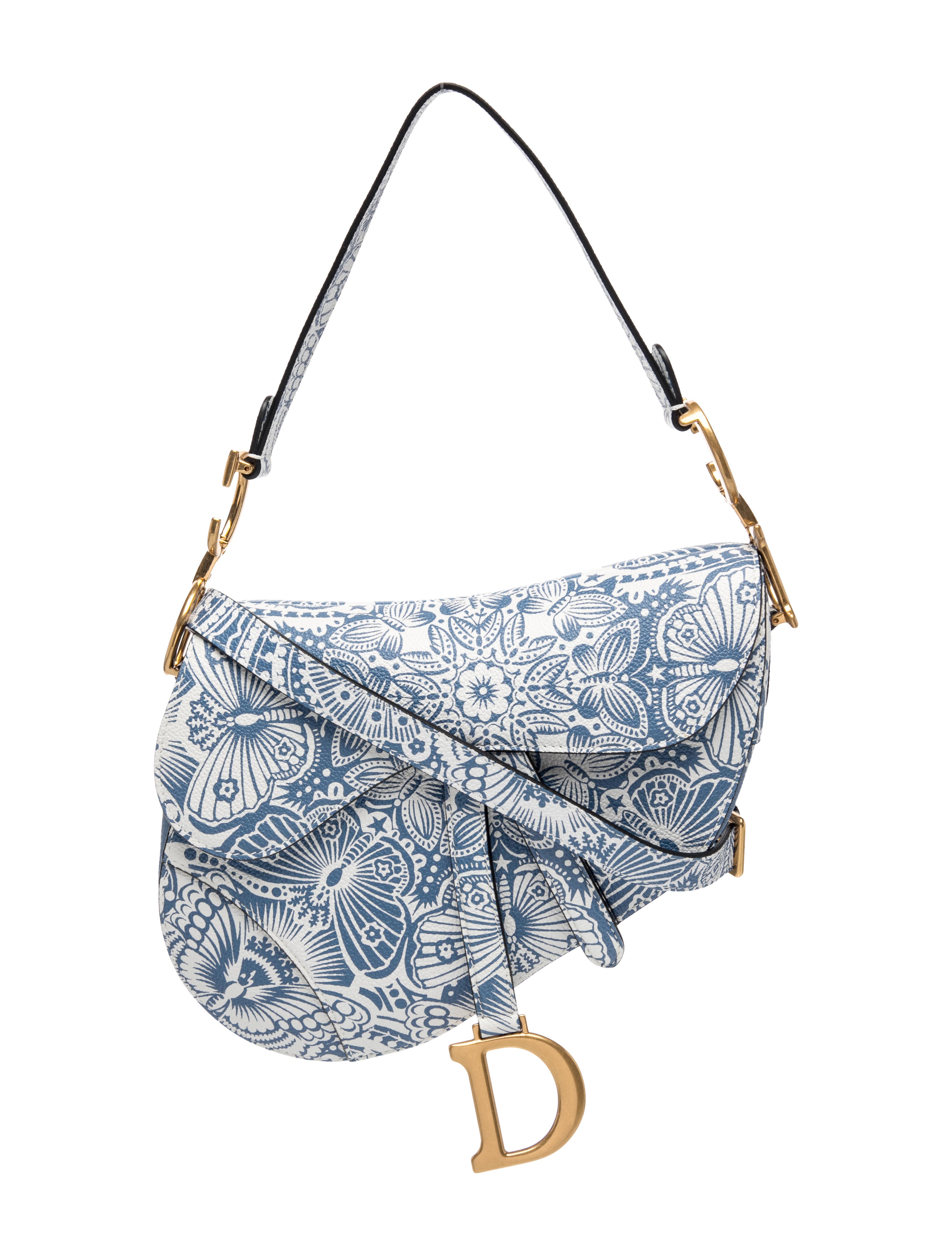 Christian Dior Canvas Saddle 2025 w/ Tags - Blue Shoulder Bags