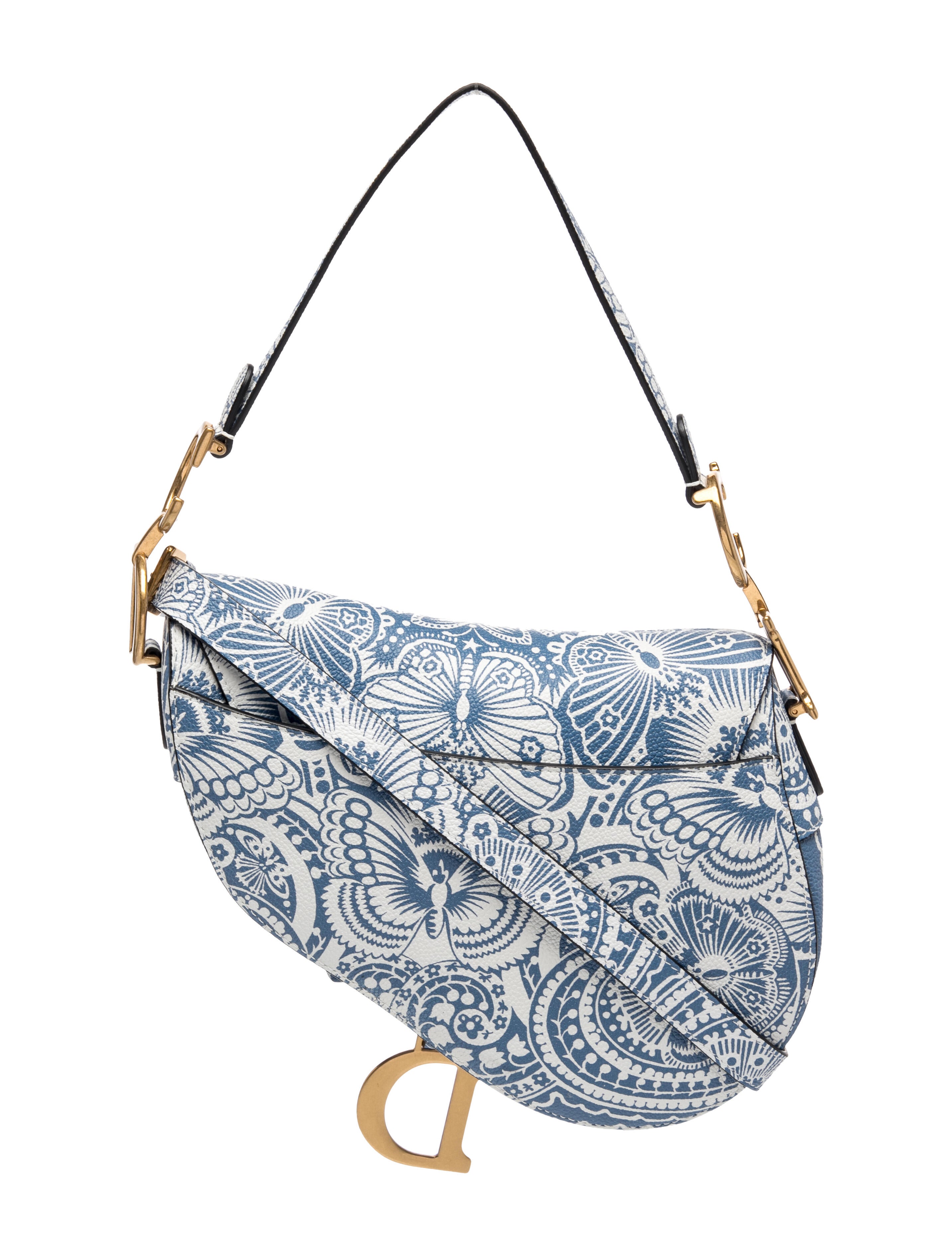 Christian Dior Canvas Saddle 2025 w/ Tags - Blue Shoulder Bags