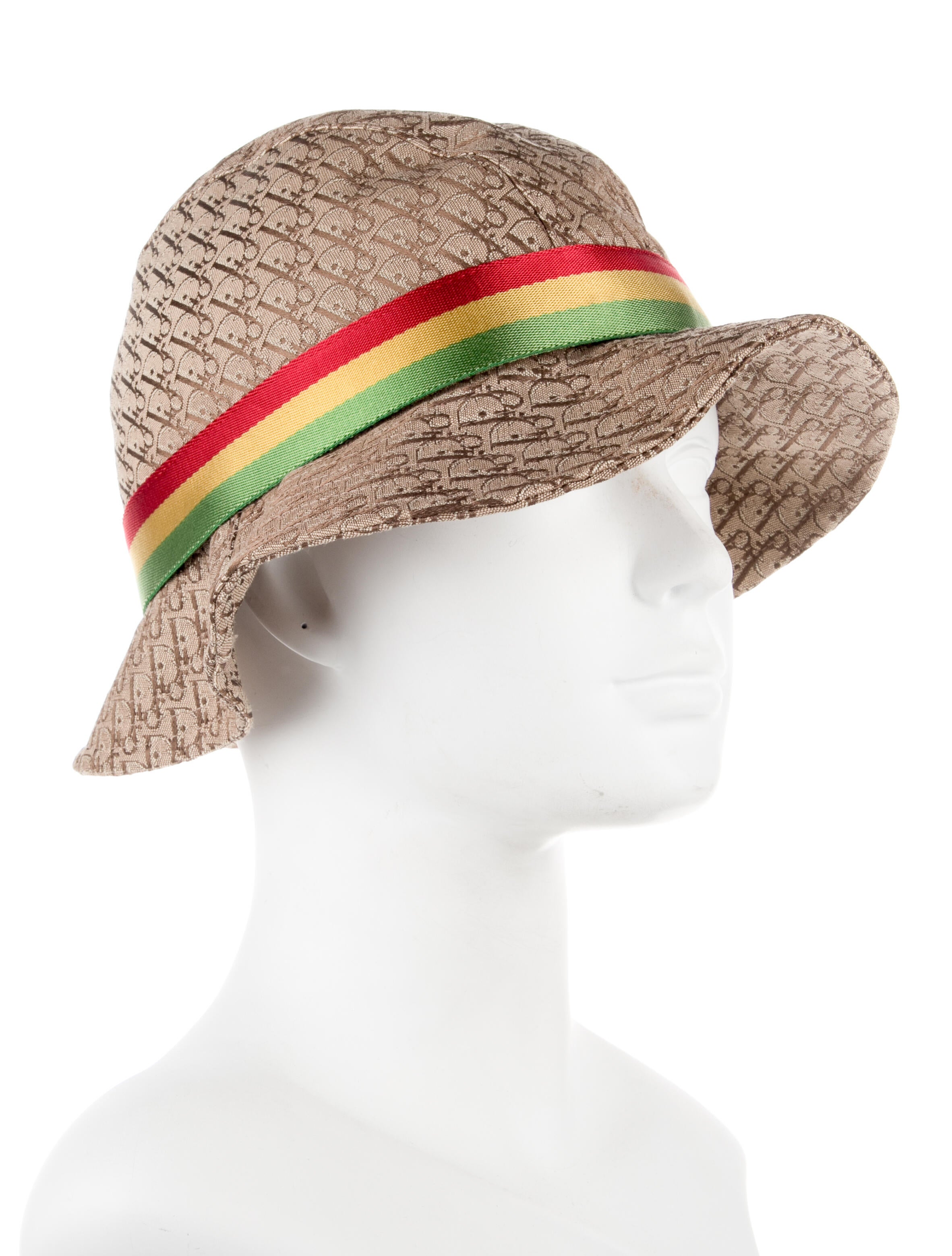 帽子 junya watanabe bucket hat commedesgarcon Junya Watanabe Comme des Garçons Houndstooth Bucket Hat - Brown