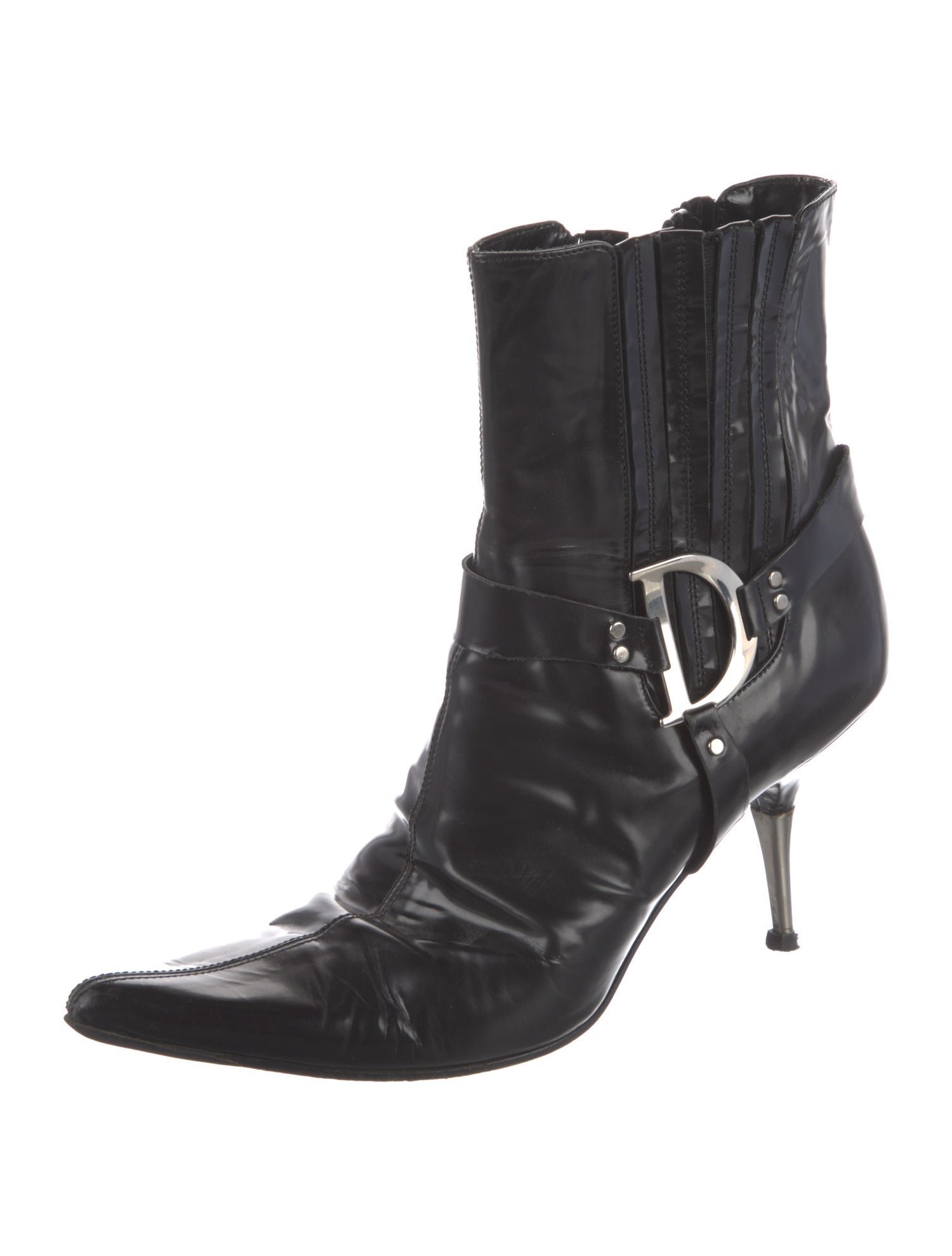 Christian Dior Leather Boots - Black Boots, Shoes - CHR618932