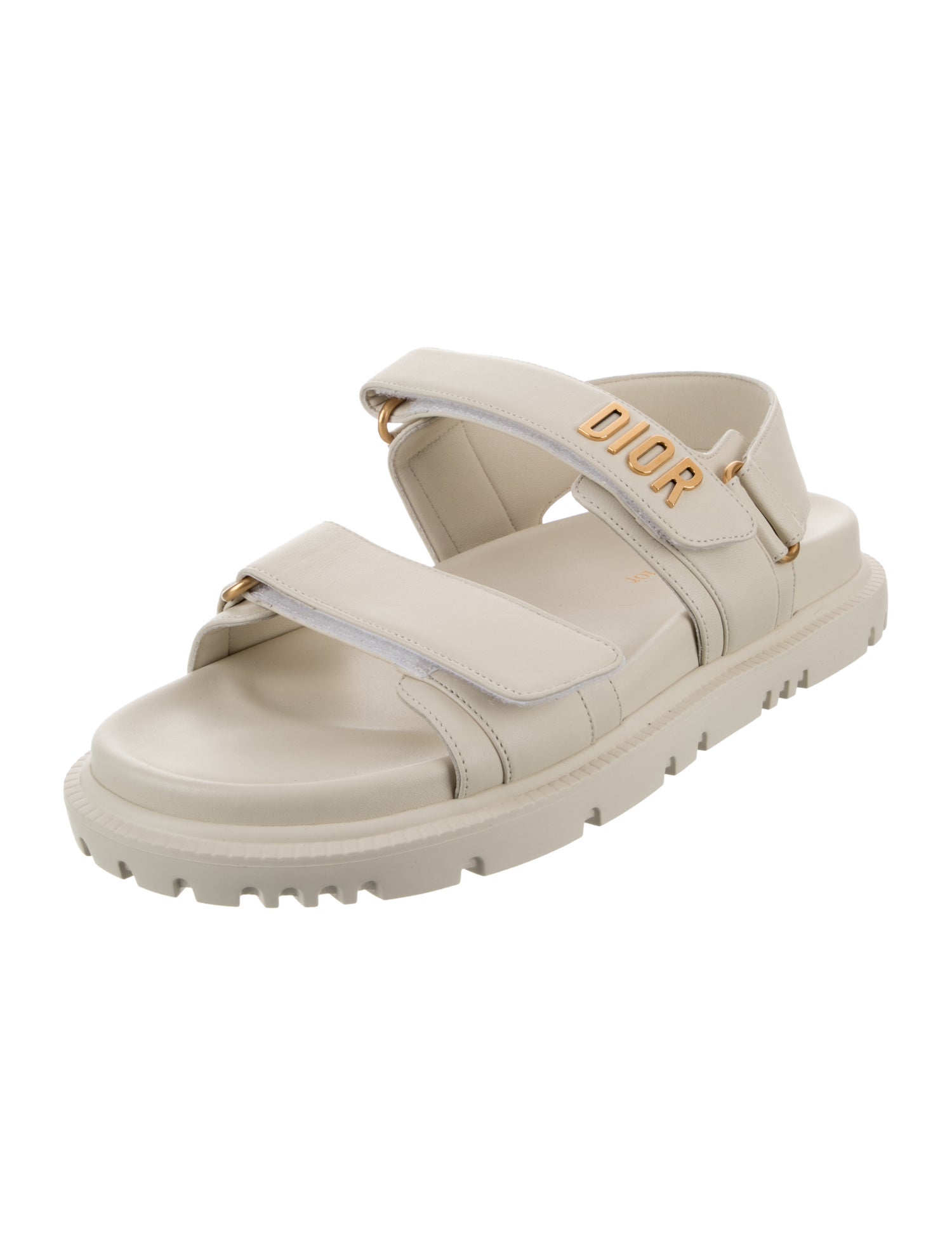 Christian Dior Leather Sandals - Neutrals Sandals, Shoes