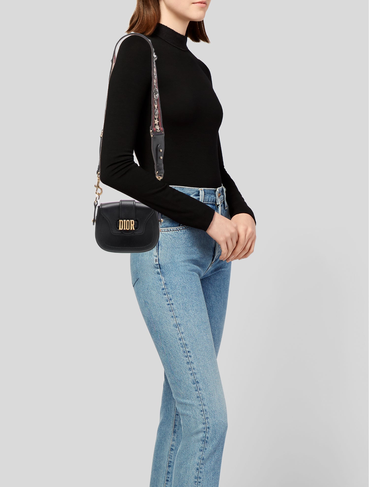 Christian Dior Malice Fur Bag - Black Handle Bags, Handbags