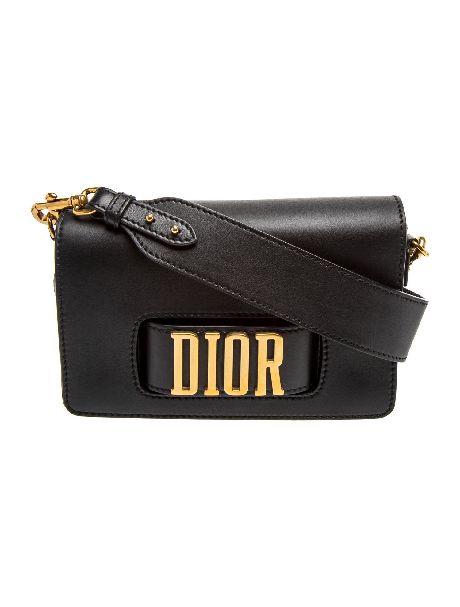 Christian Dior Leather Dio(r)evolution - Black Shoulder Bags