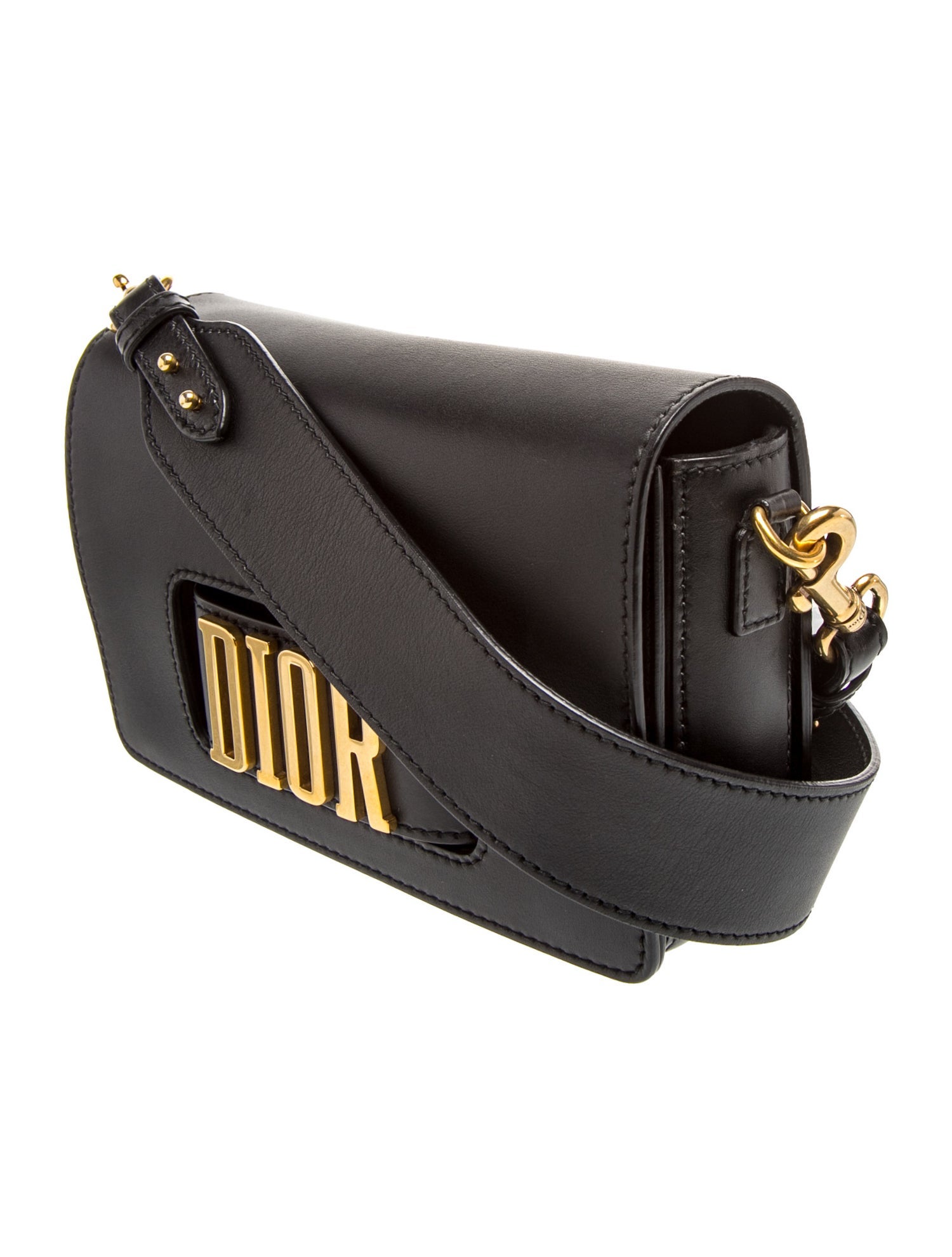 Christian Dior Leather Dio(r)evolution - Black Shoulder Bags