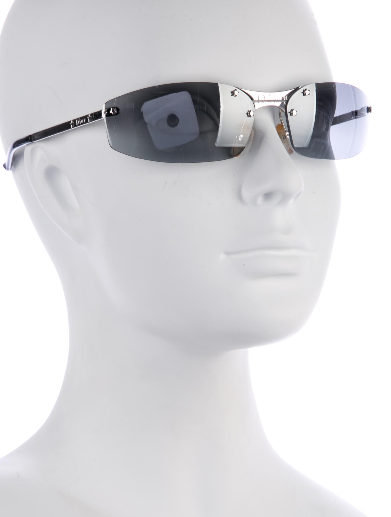 Christian Dior Mini Pop Rimless Sunglasses - Silver Sunglasses