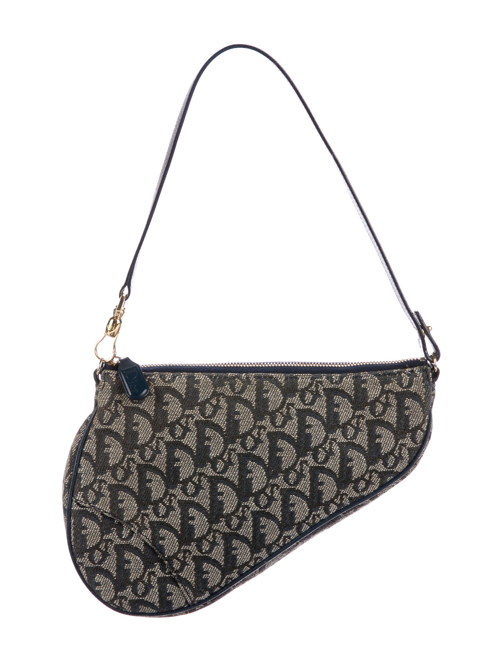 Christian Dior Mini Diorissimo Saddle Bag