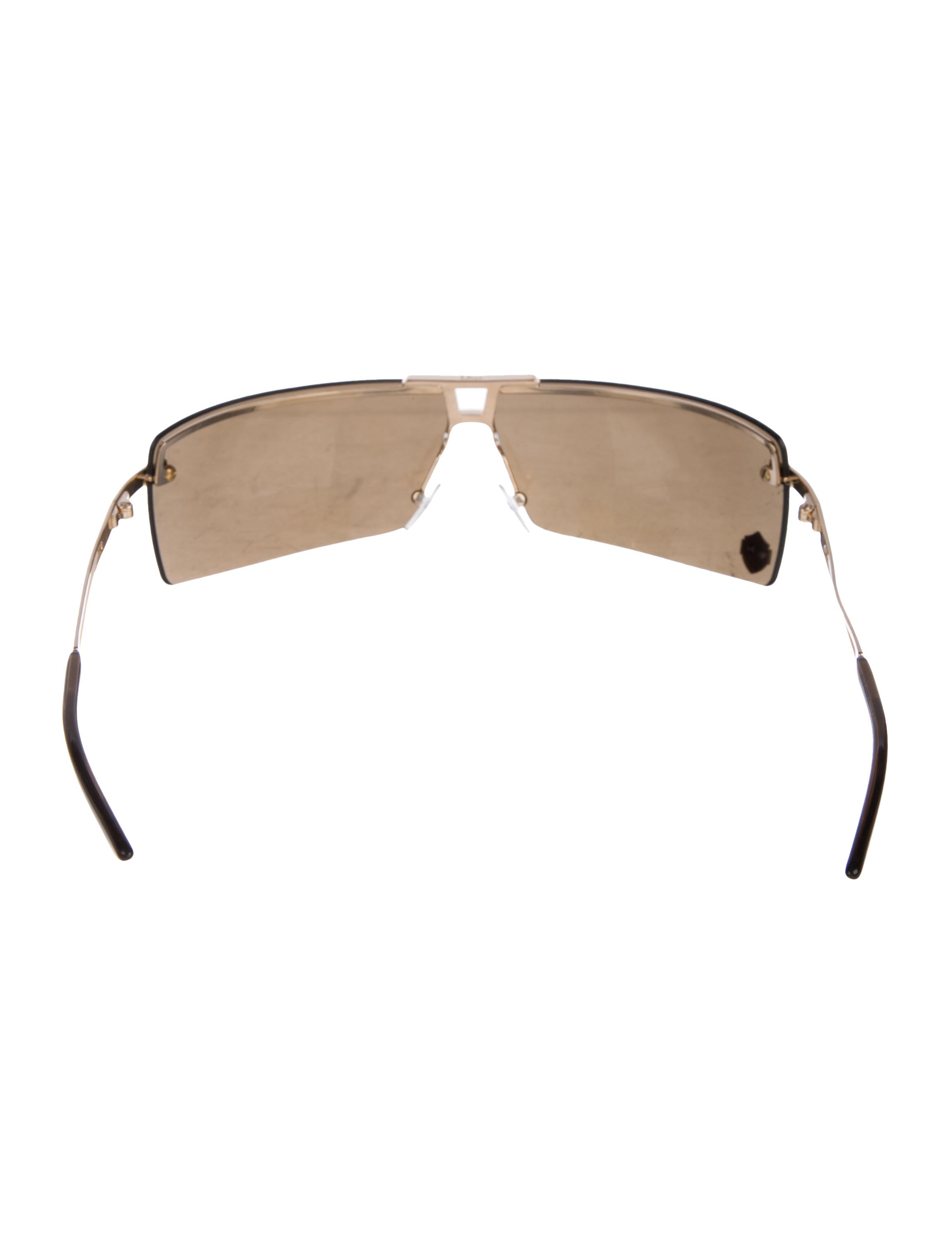 小物 Christian Dior studs Rimless Sunglasses Christian Dior Stunt Rimless Sunglasses - Gold Sunglasses