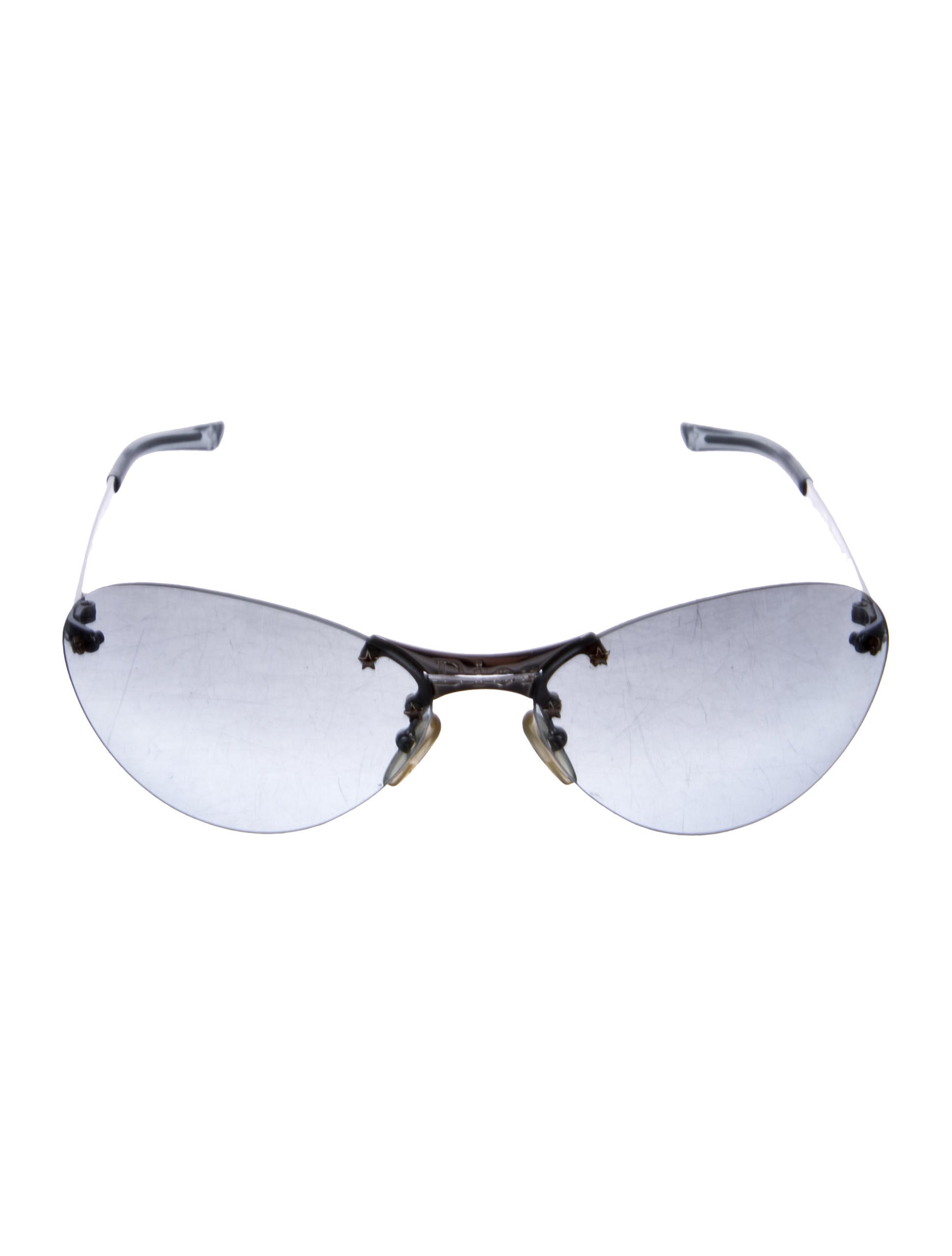 Christian Dior Starlight Rimless Sunglasses - Blue Sunglasses