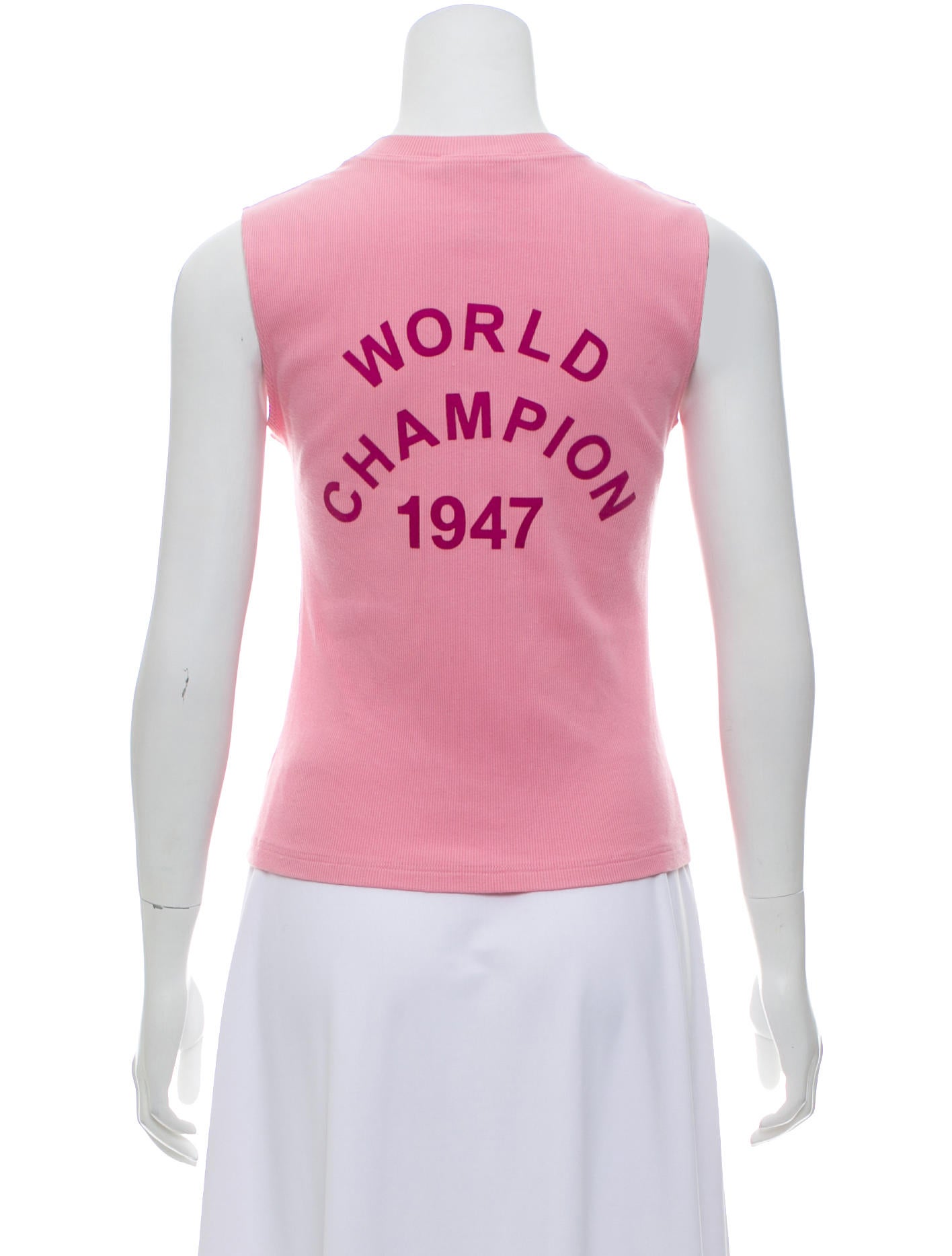 Christian Dior Sleeveless J'Adore Dior Top - Pink Tops, Clothing
