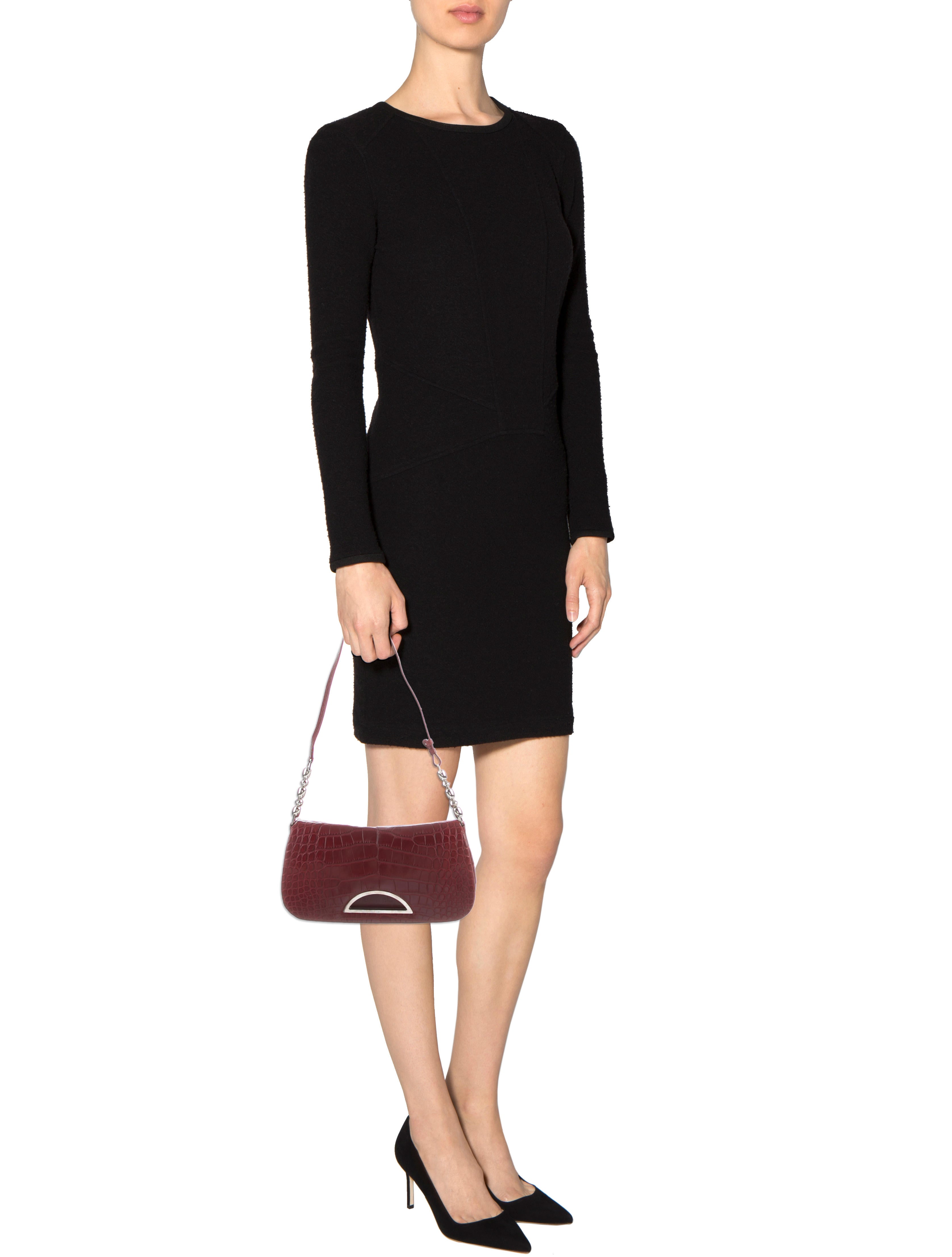 Christian Dior Crocodile Malice Bag - Burgundy Mini Bags, Handbags