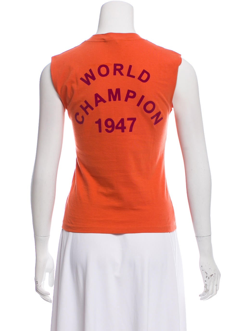 Christian Dior J'Adore Dior Sleeveless Top - Orange Tops, Clothing