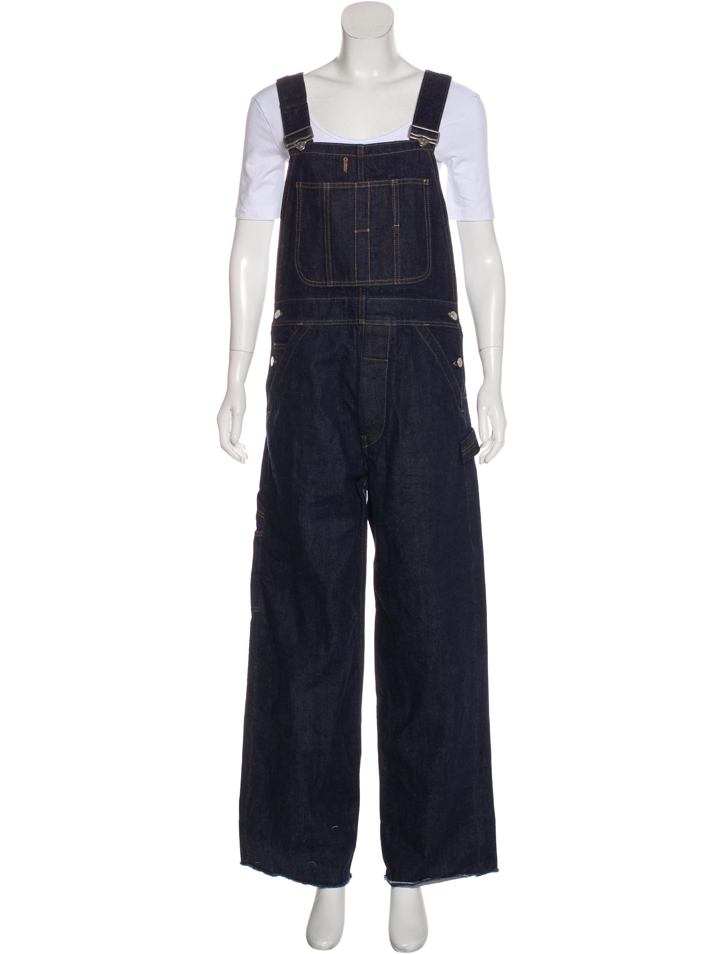Christian Dior Skinny Denim Overalls - 13