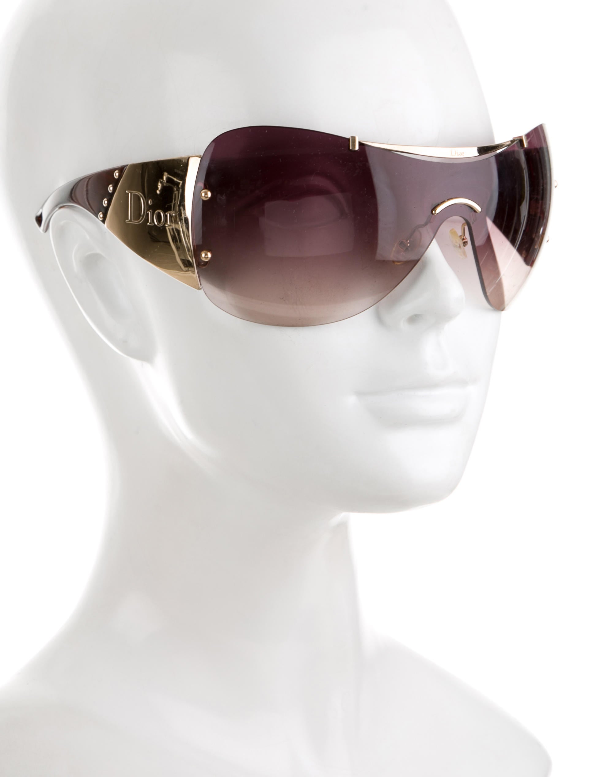 Christian Dior Diorito 1 Shield Sunglasses - Black Sunglasses