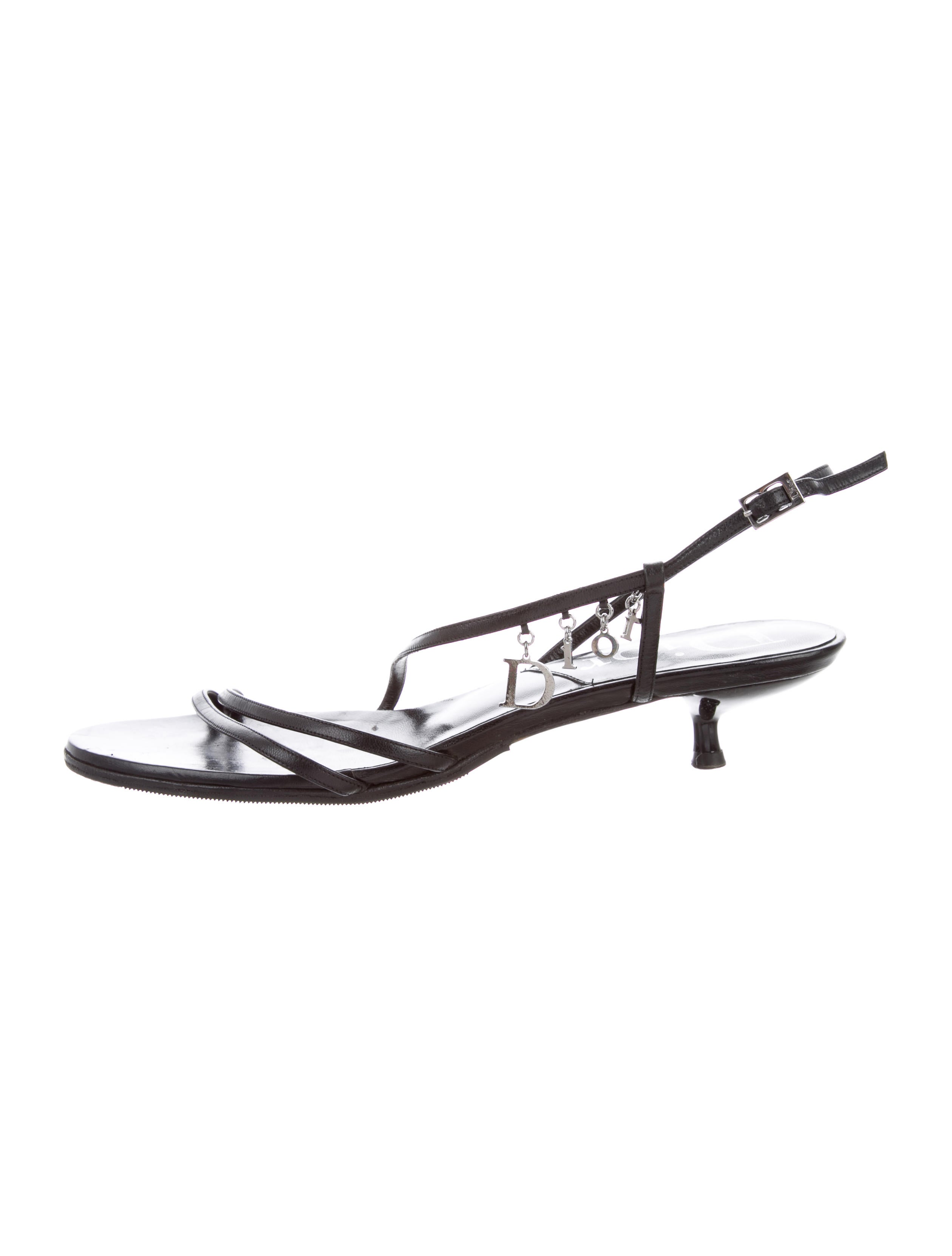 Christian Dior Leather Strappy Sandals