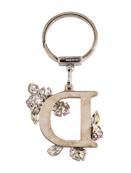 Christian Dior Floral Logo Keychain Accessories CHR77179 The RealReal