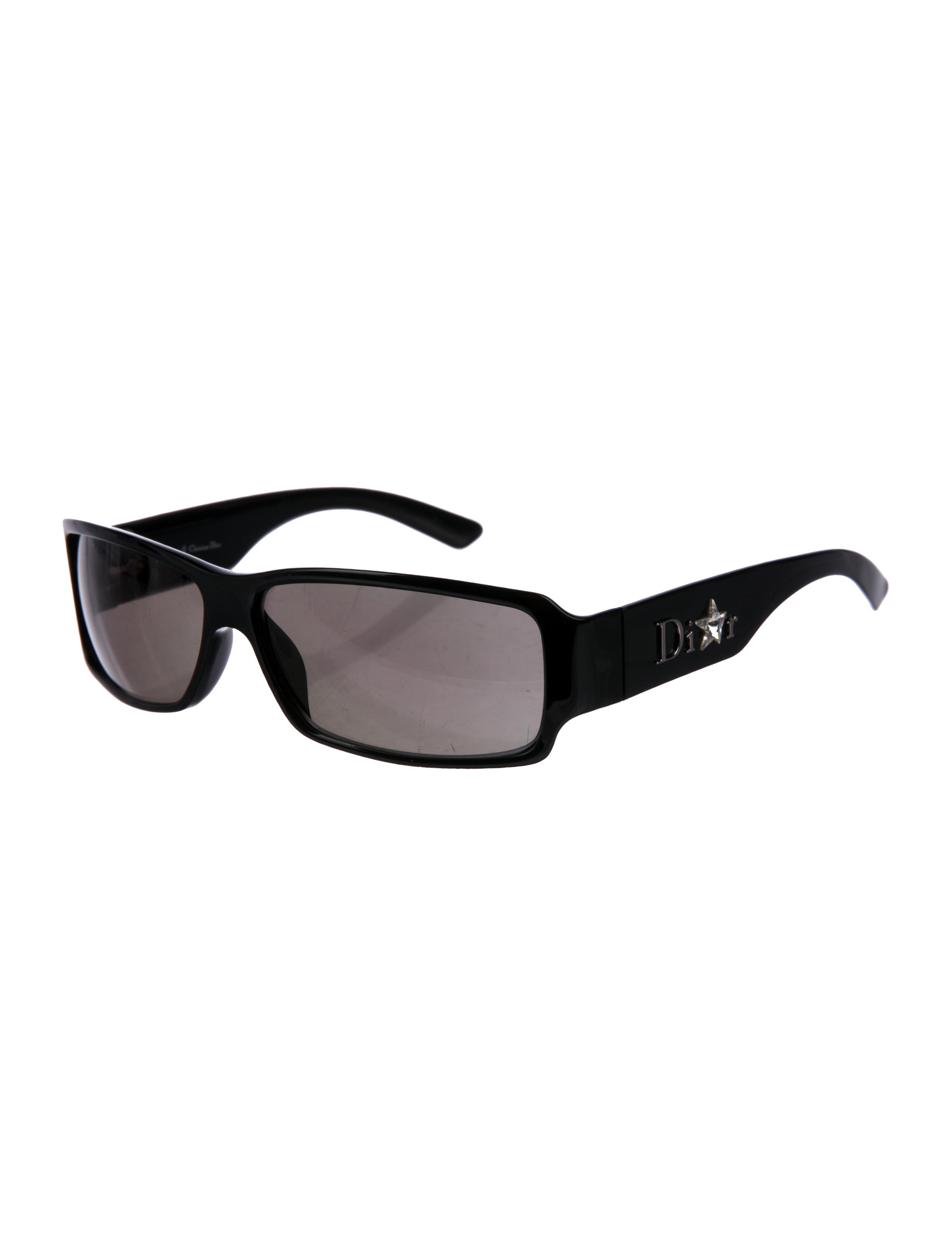Christian Dior Shiny Dior 1 Sunglasses - Black Sunglasses