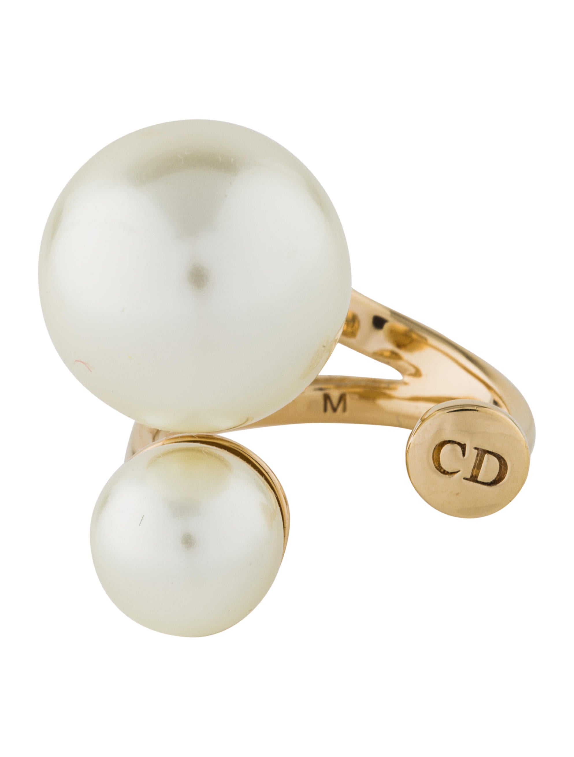 Christian Dior Faux Pearl UltraDior Ring Rings CHR77951 The RealReal