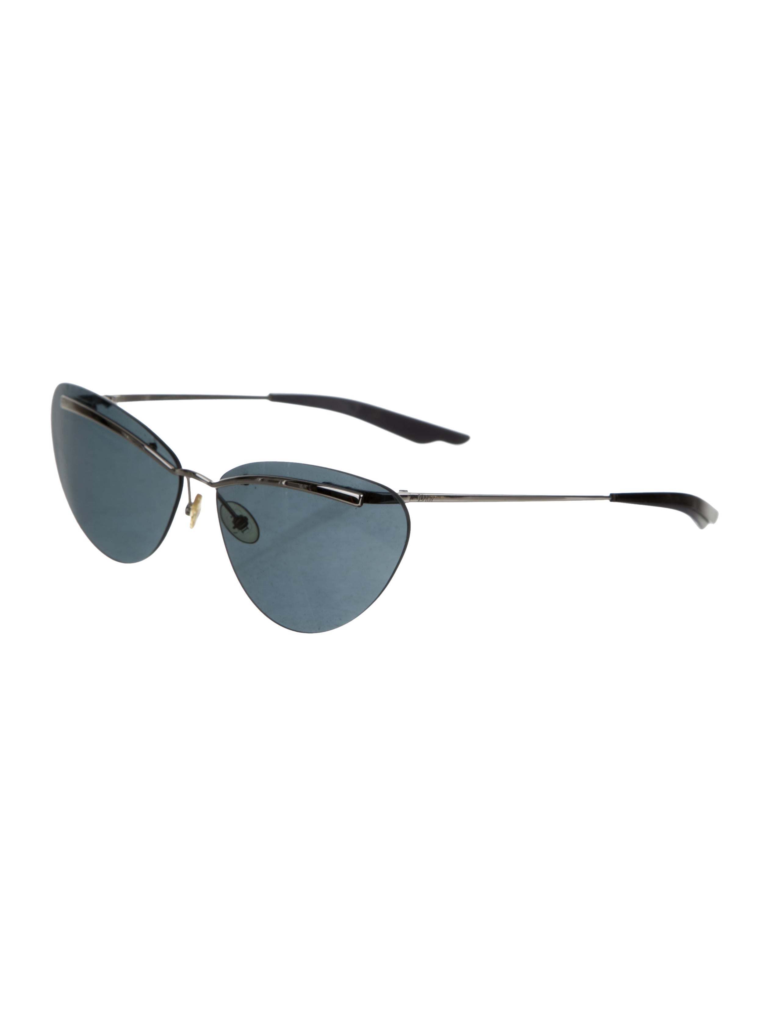 Christian Dior Diorette Cat-Eye Sunglasses - Silver  display picture 3