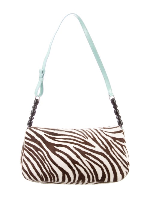 Christian Dior Zebra Print Ponyhair Malice Bag