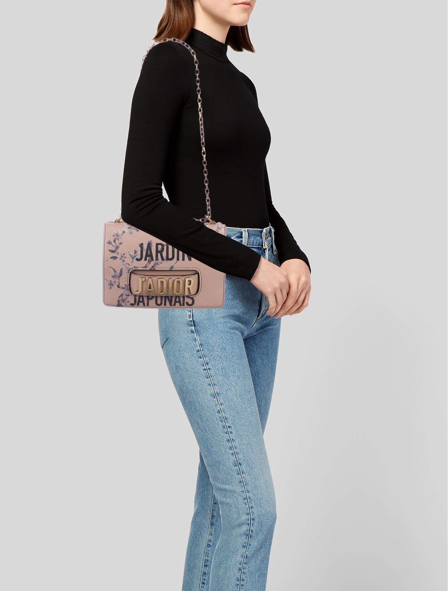 Christian Dior 2017 Jardin Japonais J'Adior Flap Bag - Pink