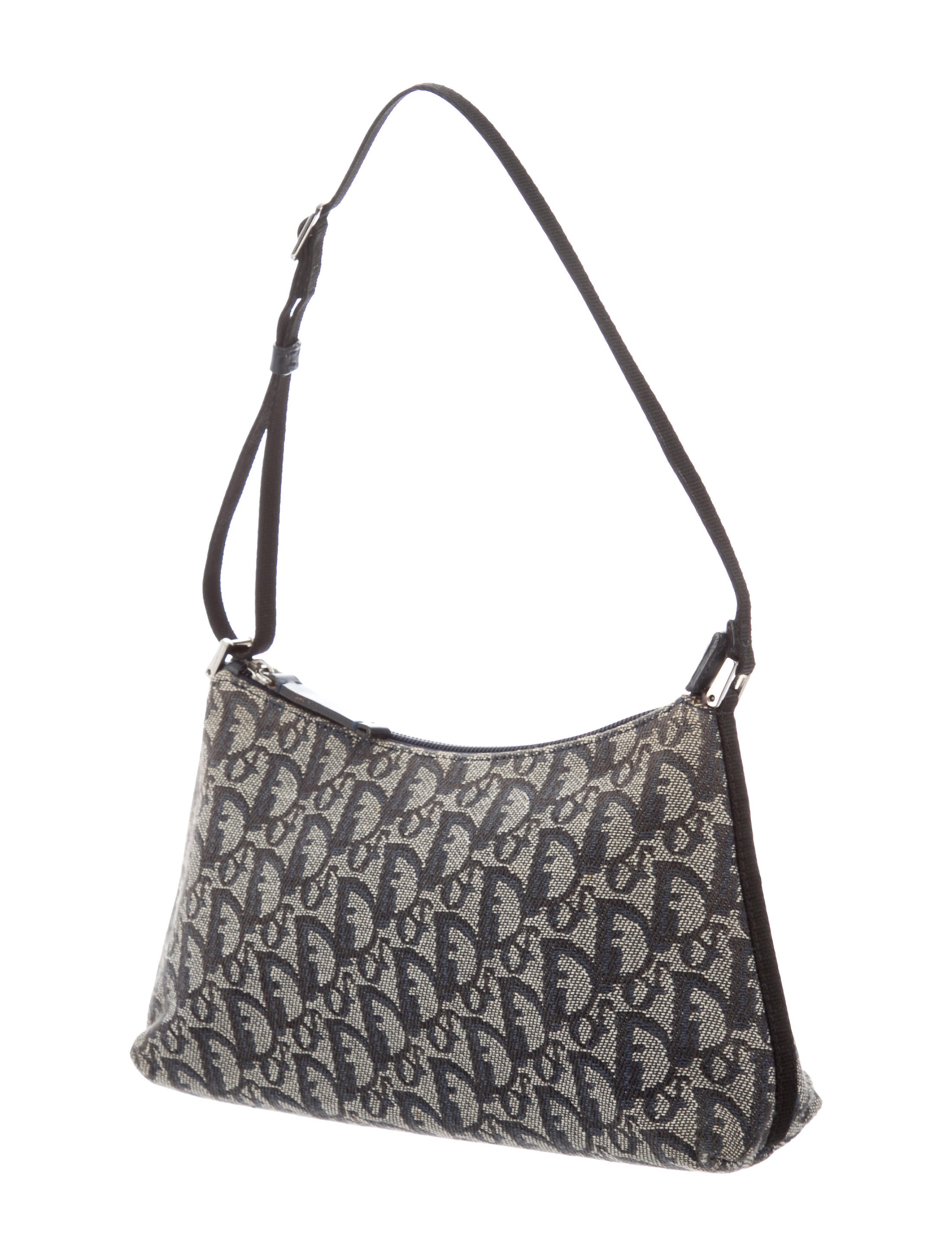 Christian Dior Mini Trotter Shoulder Bag - Blue Shoulder Bags