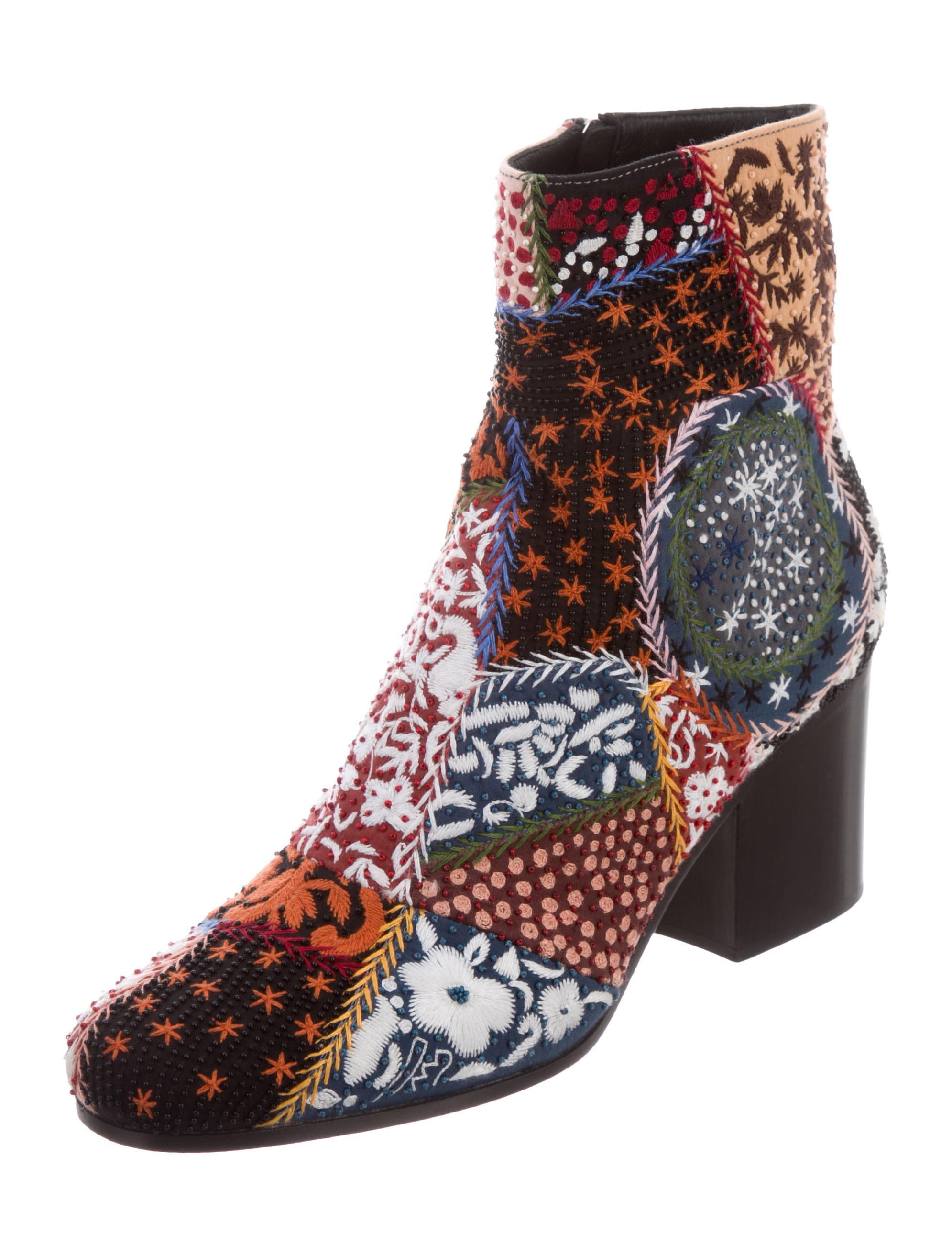 dior patchwork boots