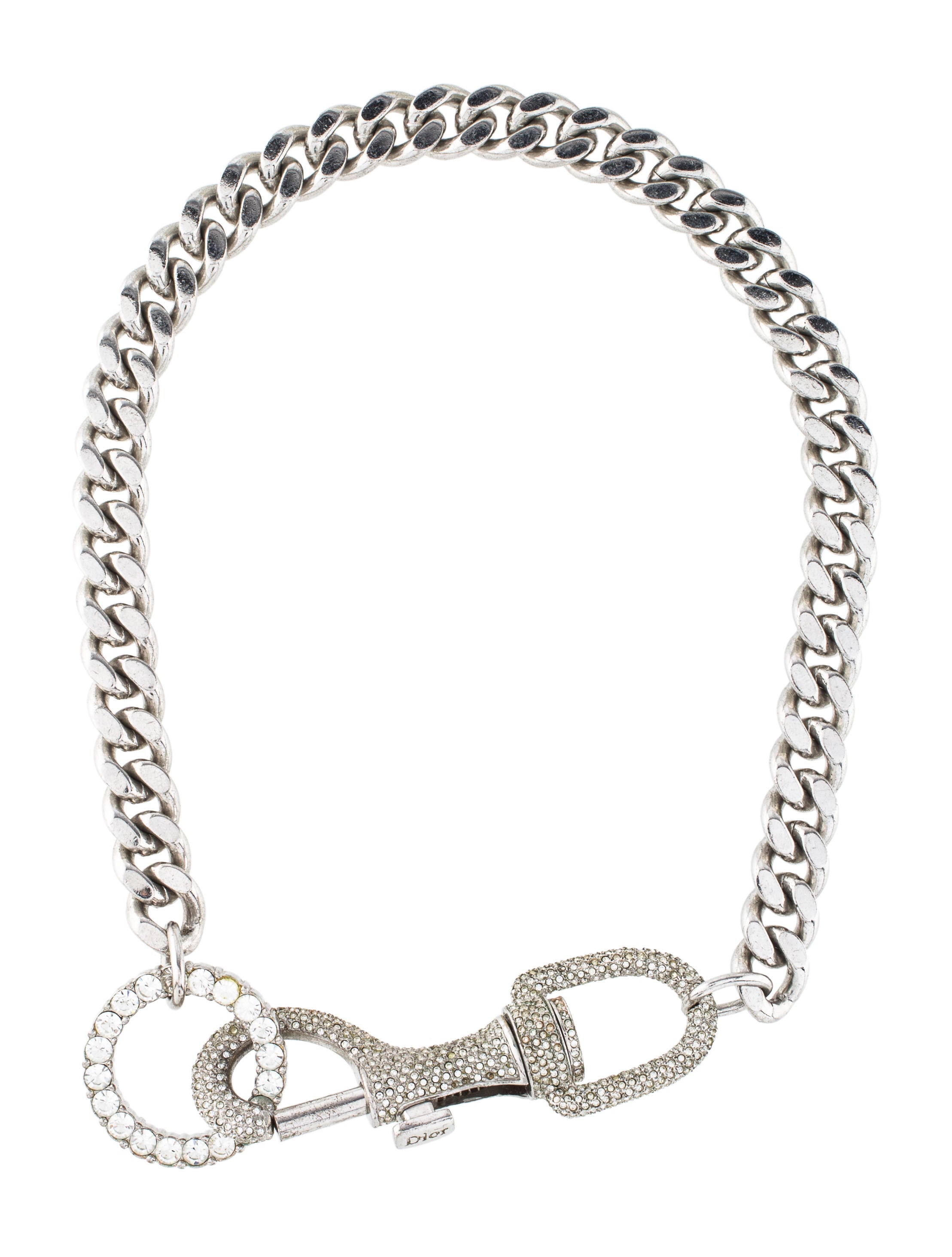 Christian Dior Crystal Choker Necklace Necklaces CHR89392 The