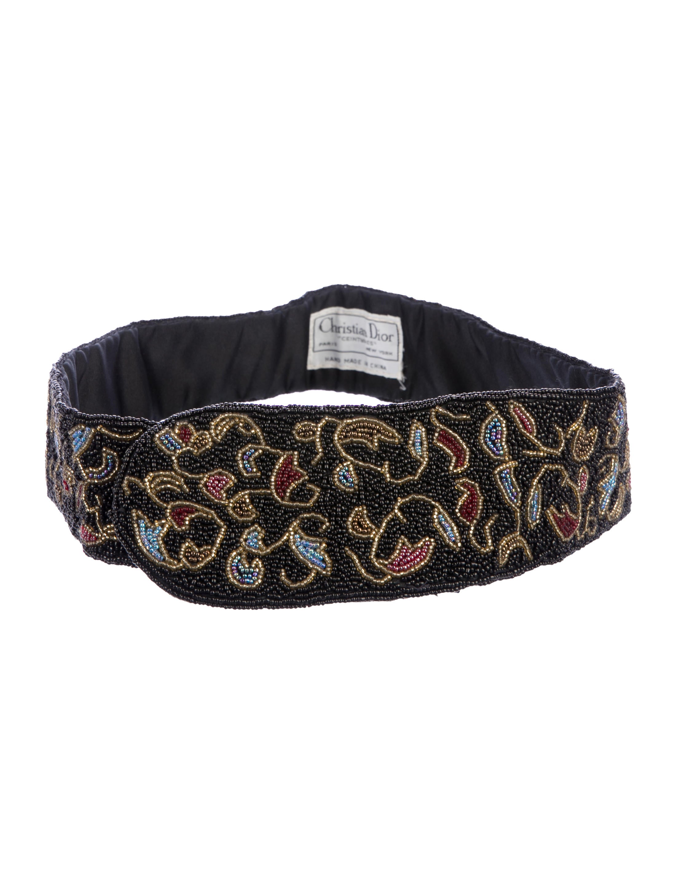 Christian Dior Beaded Waist Belt Accessories CHR92236 The RealReal