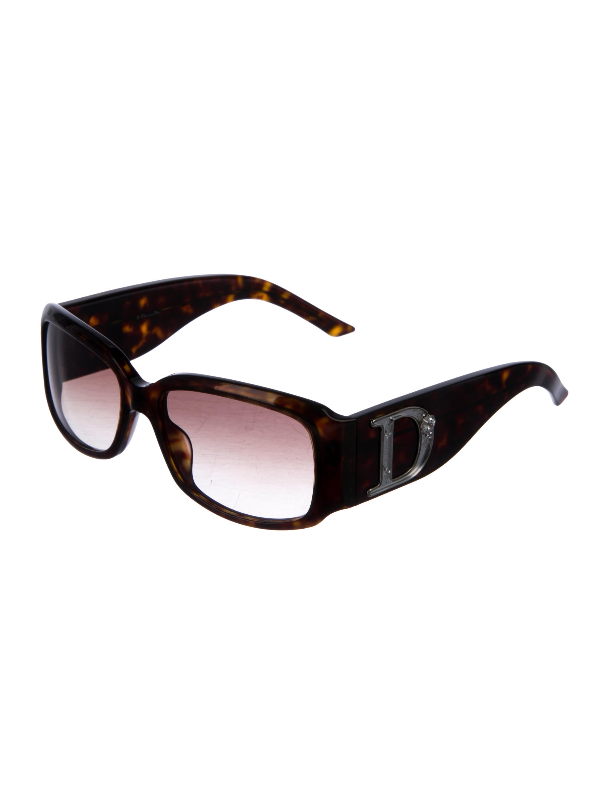 Christian Dior Boudoir 2 Tortoiseshell Sunglasses - Brown