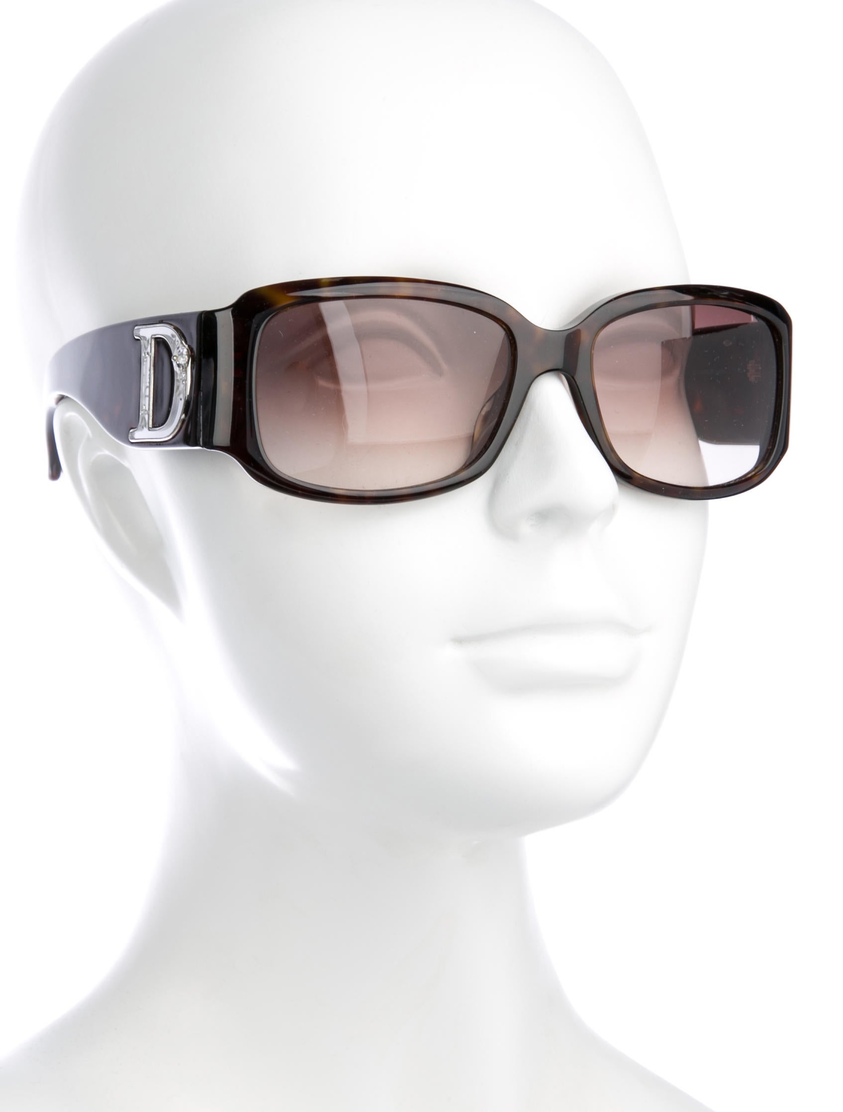 Christian Dior Boudoir 2 Tortoiseshell Sunglasses - Brown