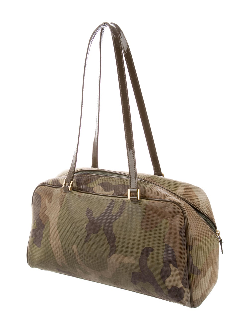 Christian Dior Camo Print Shoulder Bag Handbags CHR95647 The RealReal
