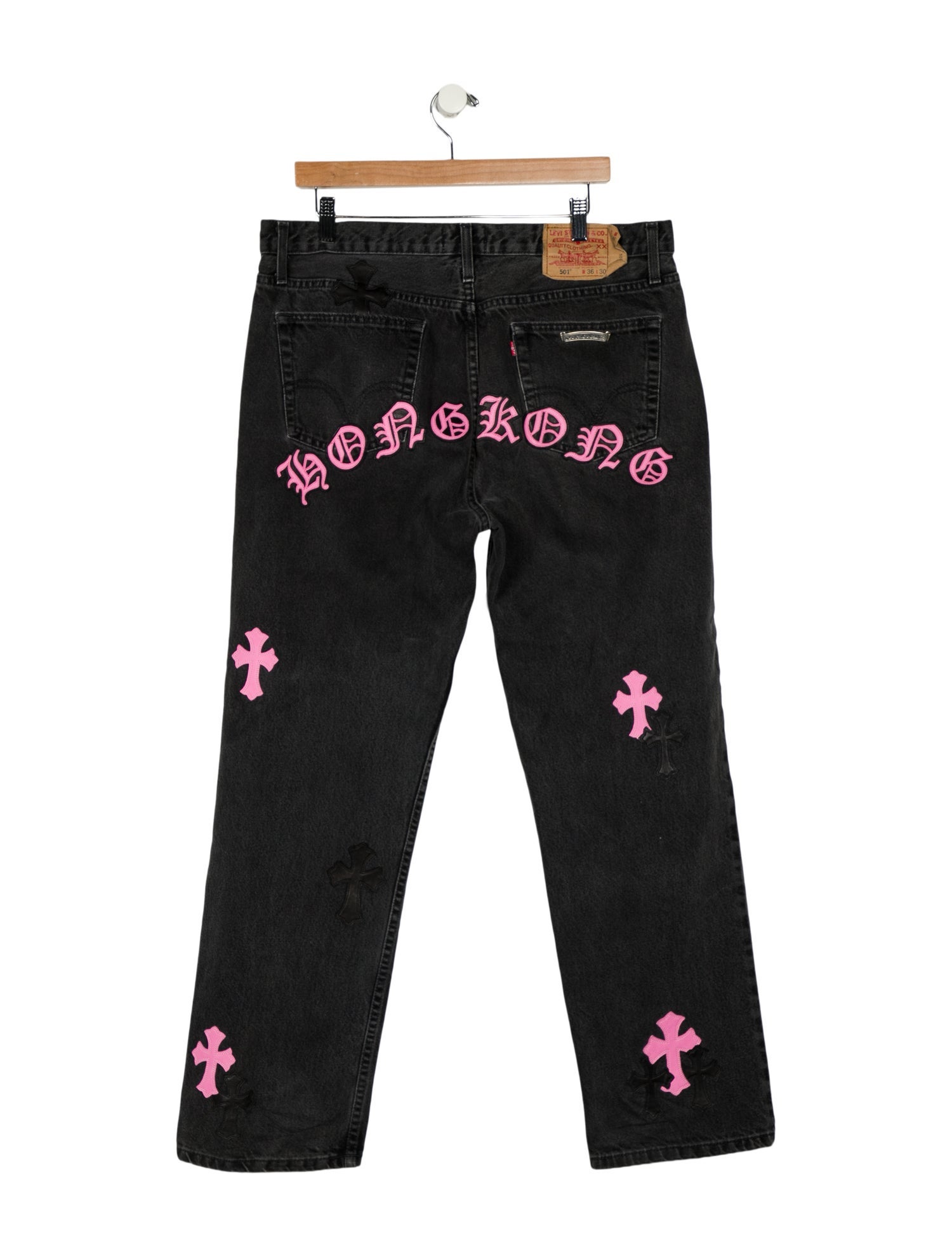 Chrome Hearts x Levi's Hong Kong Straight-Leg Jeans