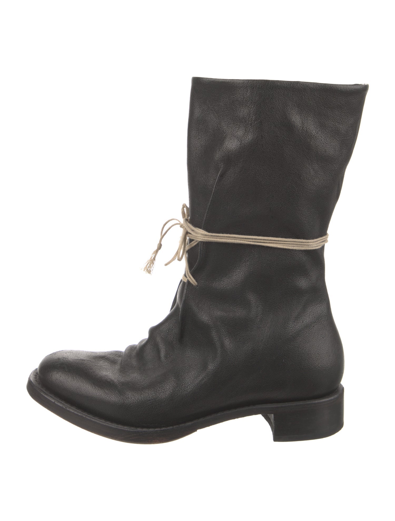 Cherevichkiotvichki Leather Combat Boots