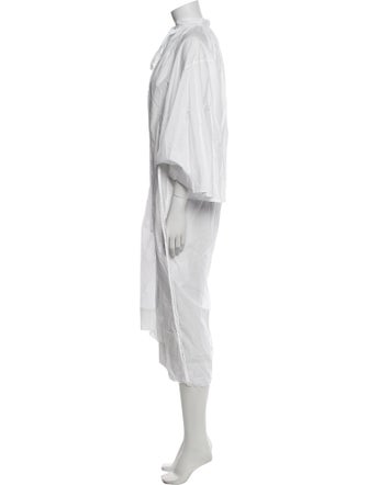 Cherevichkiotvichki Mock Neck Midi Length Dress