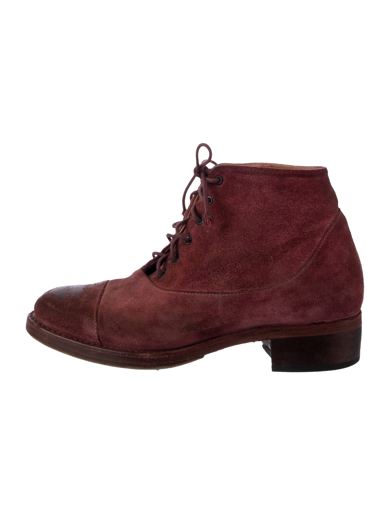Cherevichkiotvichki Suede Lace-Up Boots