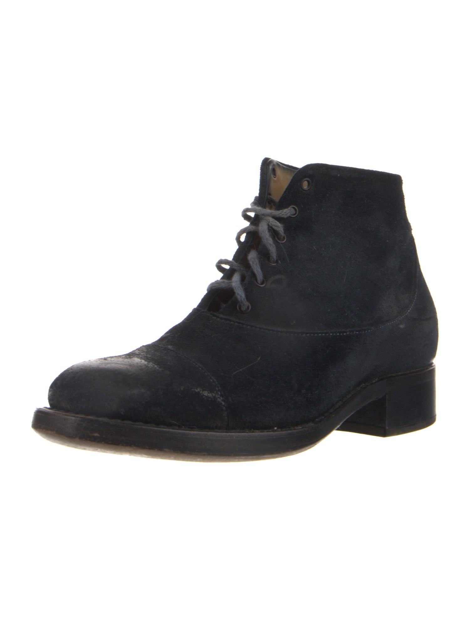Cherevichkiotvichki Suede Combat Boots