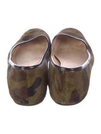 Christian Louboutin Ponyhair Animal Print Ballet Flats