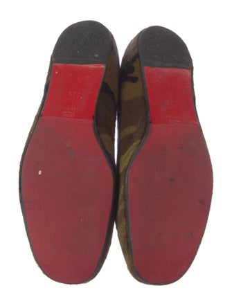 Christian Louboutin Ponyhair Animal Print Ballet Flats