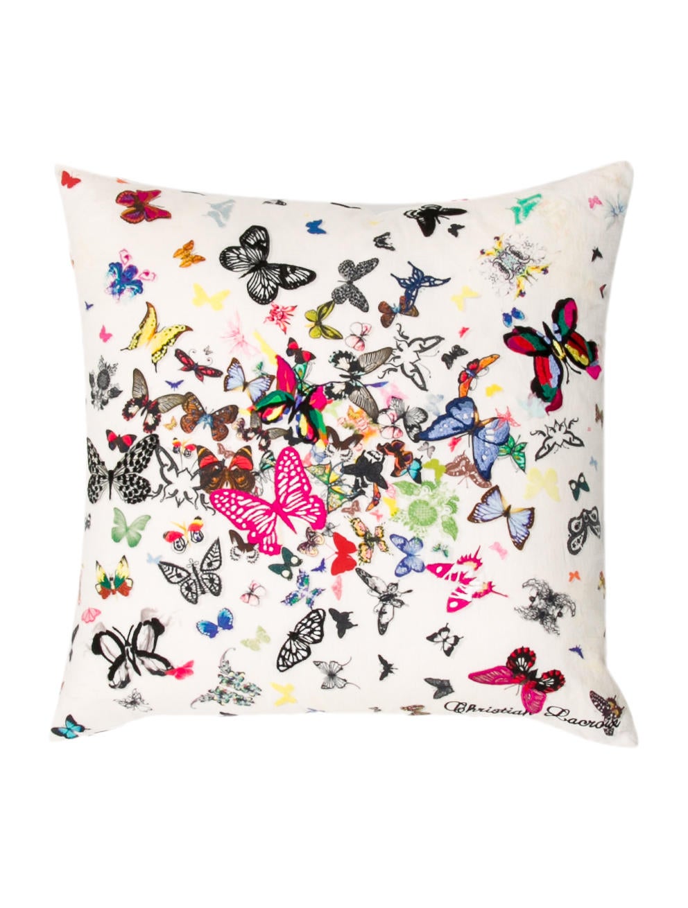 Christian Lacroix Butterfly Parade Opalin Throw Pillow Pillows