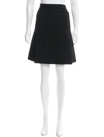 Christian Lacroix Wool Knee-Length Skirt