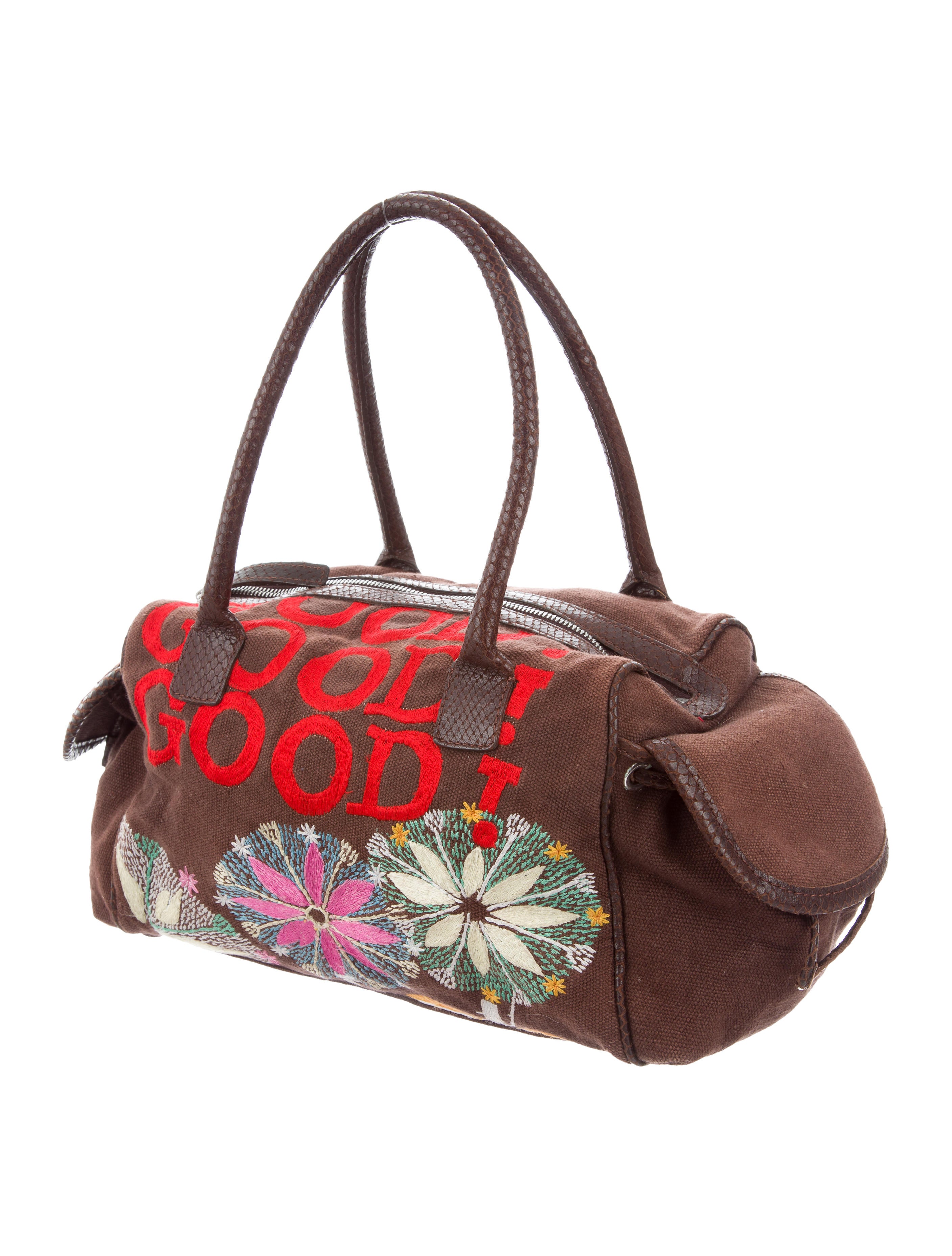 Christian Lacroix Embroidered Shoulder Bag Handbags CHS22372 The