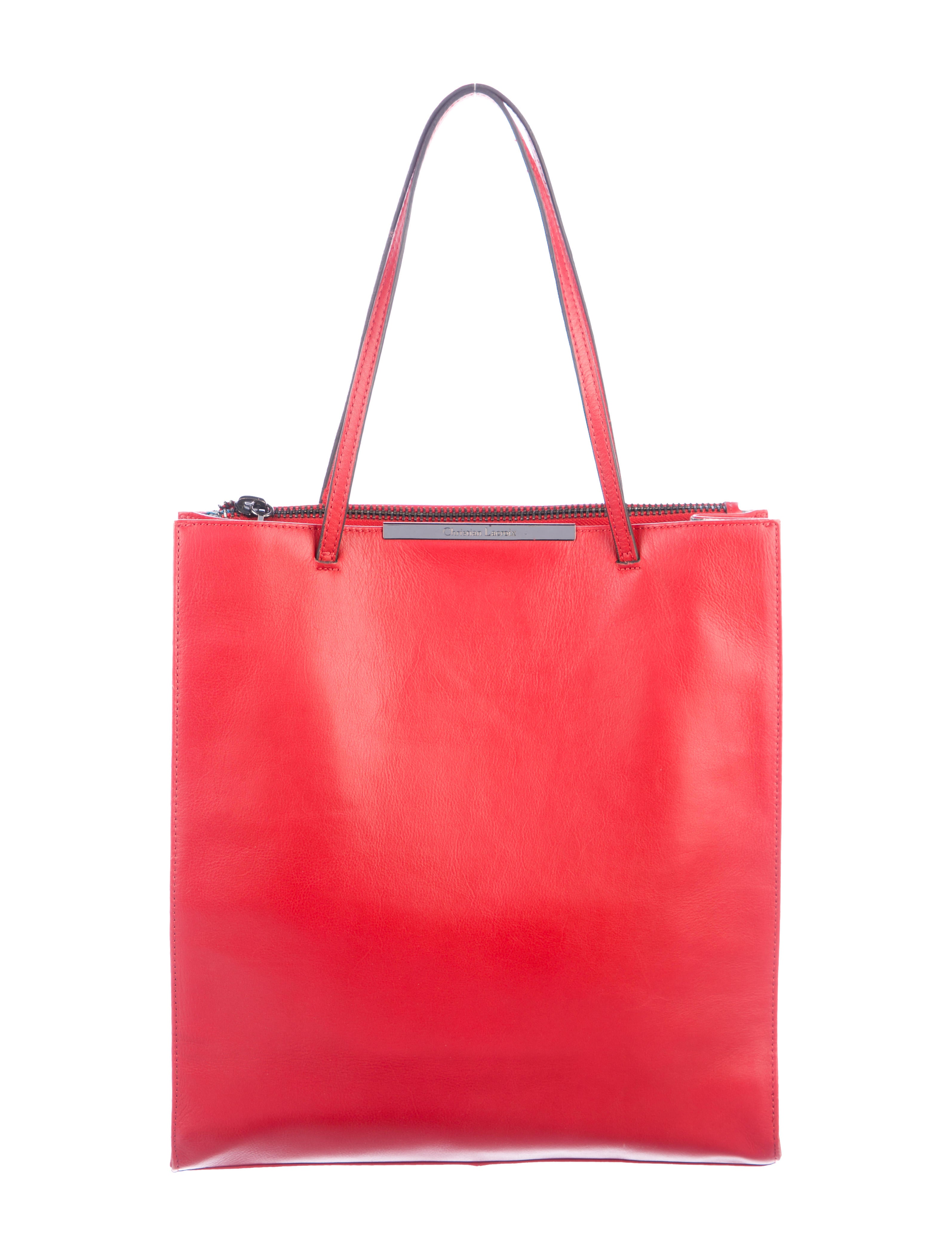 Christian Lacroix Leather Tote Handbags CHS26247 The RealReal