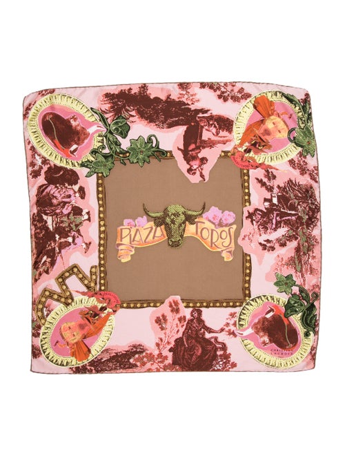 Christian Lacroix Printed Scarf Brown