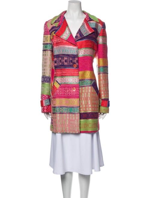Christian Lacroix Printed Coat Pink