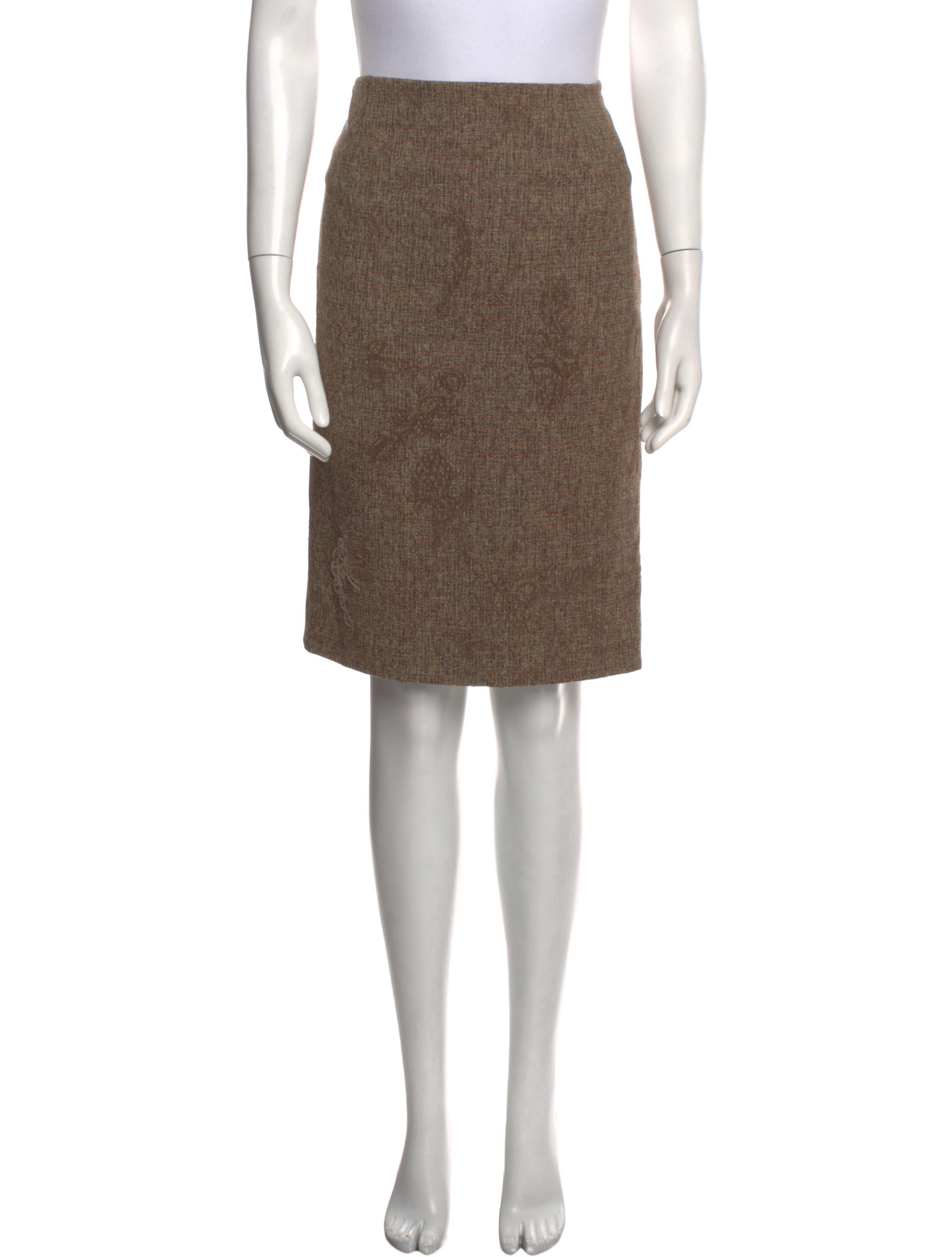 Christian Lacroix Vintage Knee-Length Skirt