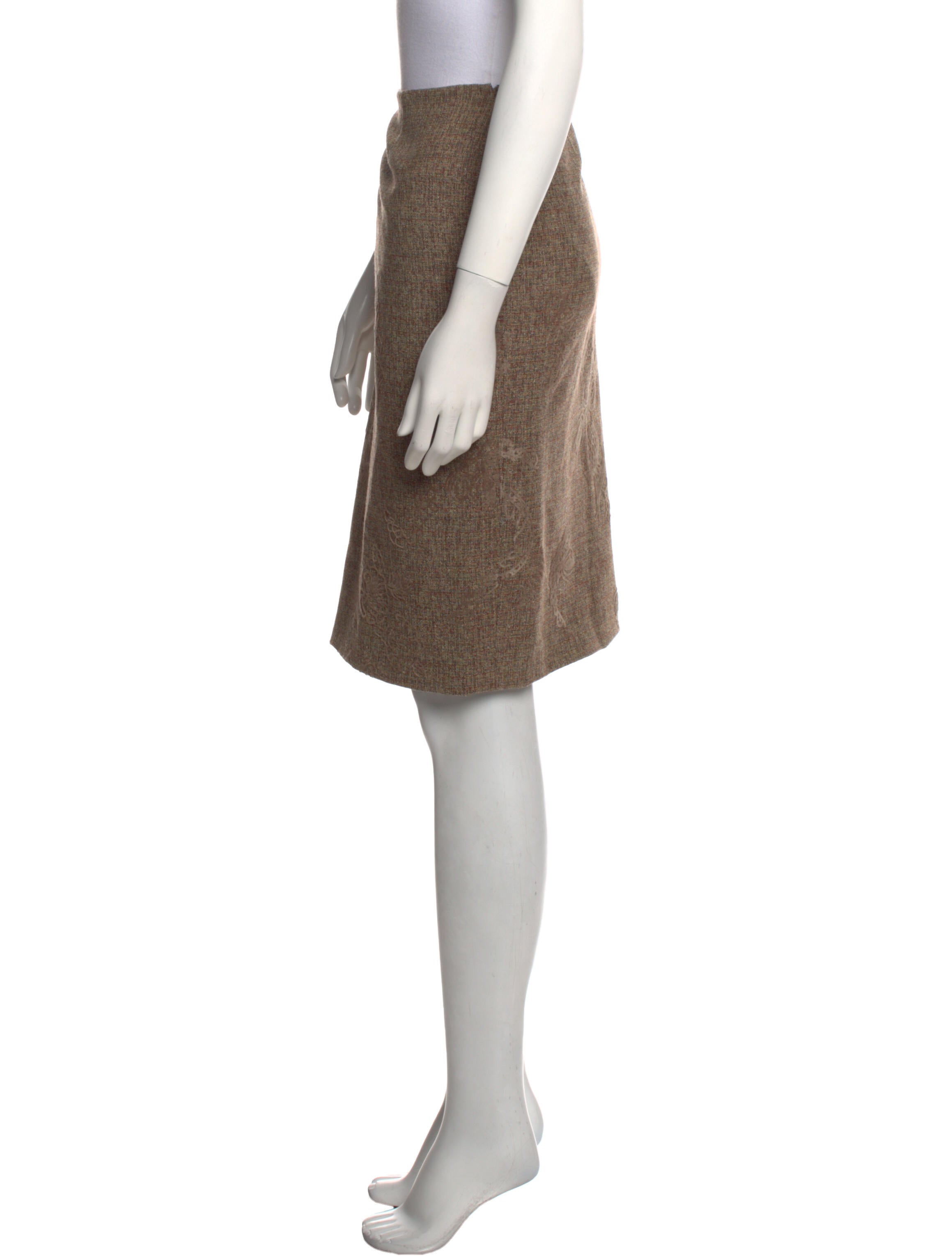 Christian Lacroix Vintage Knee-Length Skirt