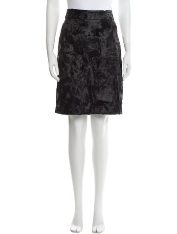 Nili Lotan Skirts Floral Print Knee-Length Skirt US 8 | M