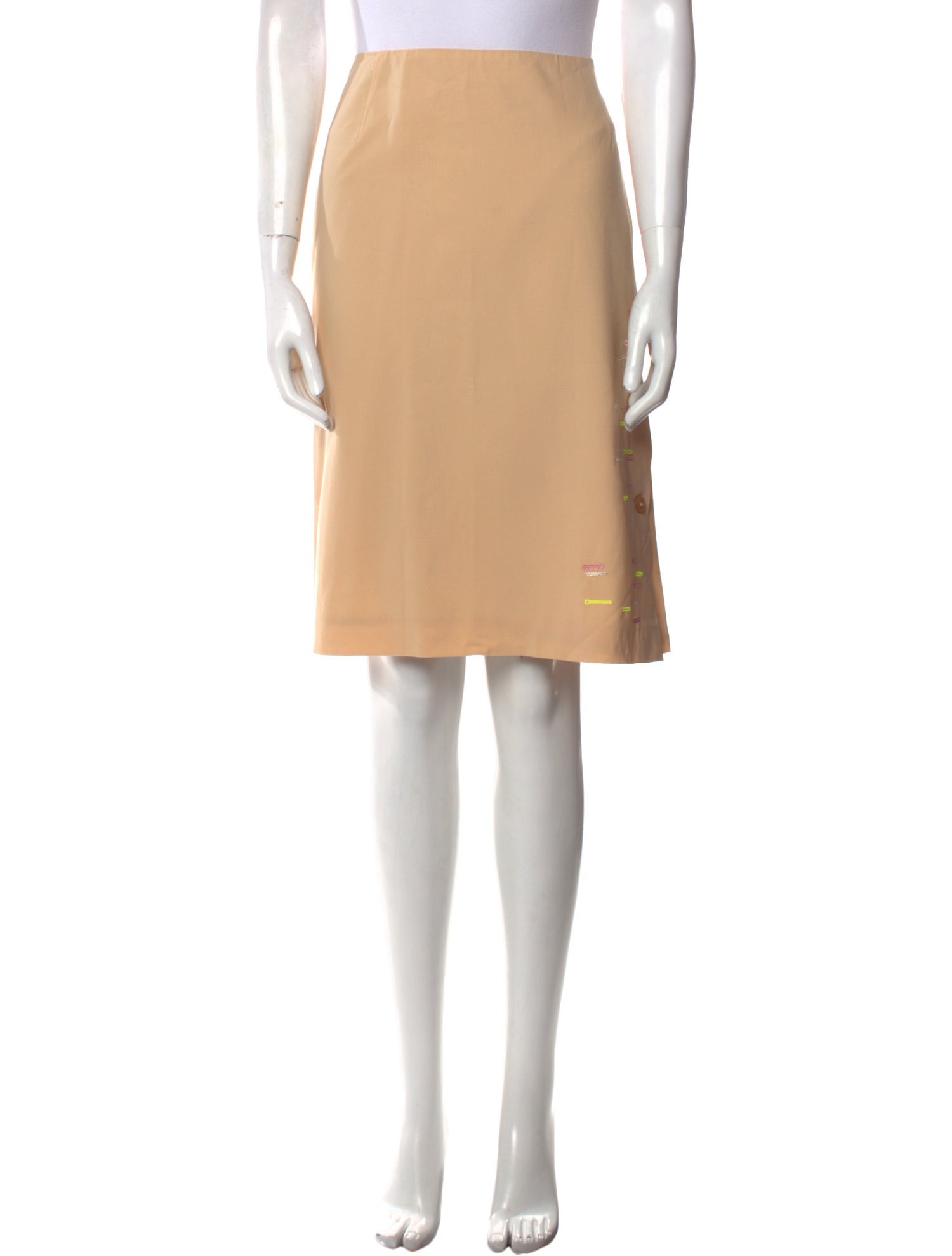 Christian Lacroix Wool Knee-Length Skirt