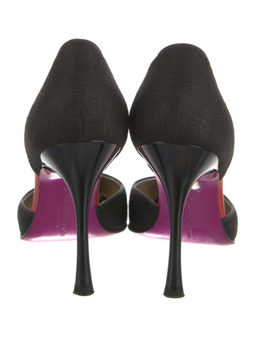 Christian Lacroix Canvas D'Orsay Pumps