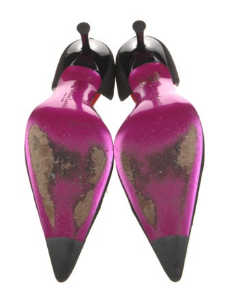 Christian Lacroix Canvas D'Orsay Pumps